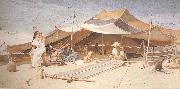 Charles rowbotham Spinners and Weavers (mk37) oil